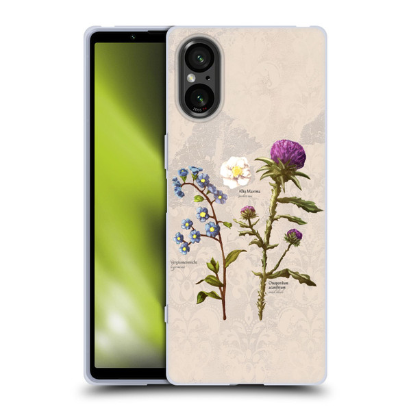 Outlander Graphics Flowers Soft Gel Case for Sony Xperia 5 V 5G