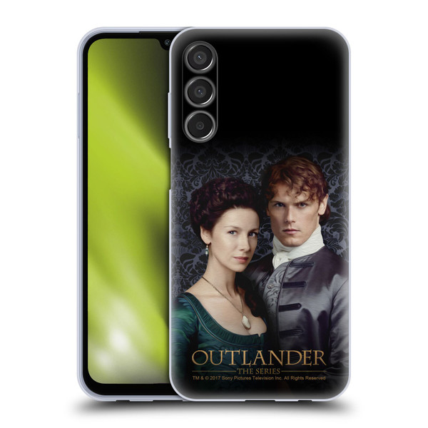 Outlander Portraits Claire & Jamie Soft Gel Case for Samsung Galaxy M15/F15 5G