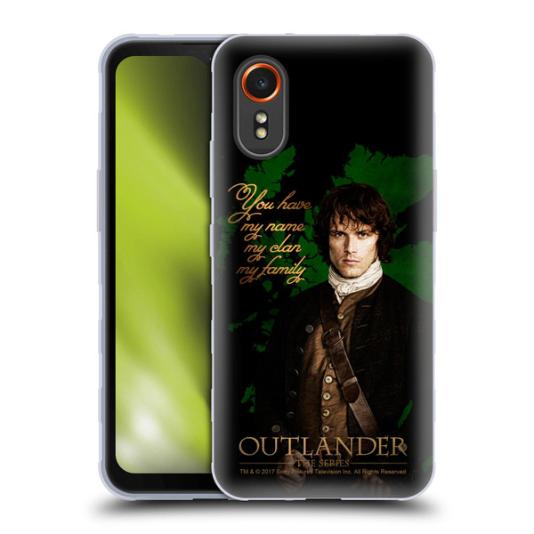 Outlander Portraits Jamie Soft Gel Case for Samsung Galaxy Xcover7 5G