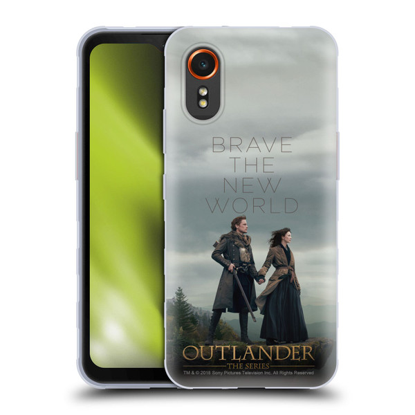 Outlander Season 4 Art Brave The New World Soft Gel Case for Samsung Galaxy Xcover7 5G