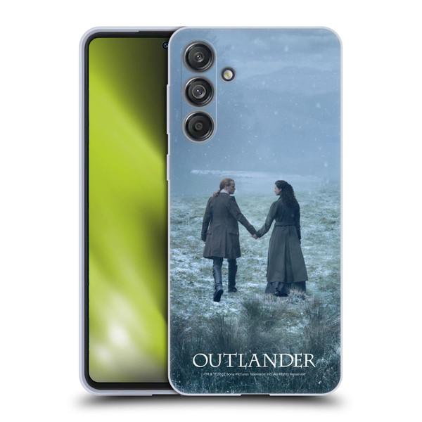Outlander Season 6 Key Art Jamie And Claire Soft Gel Case for Samsung Galaxy M55 5G
