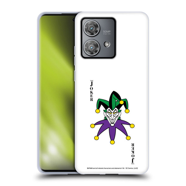 The Joker DC Comics Character Art Card Soft Gel Case for Motorola Edge 40 Neo 5G