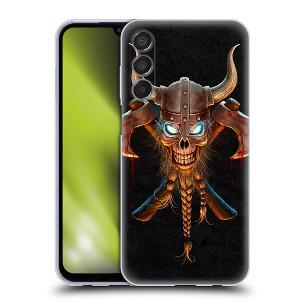 Christos Karapanos Horror 4 Viking Soft Gel Case for Samsung Galaxy M15/F15 5G