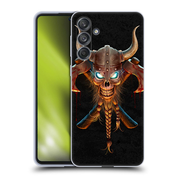 Christos Karapanos Horror 4 Viking Soft Gel Case for Samsung Galaxy M55 5G