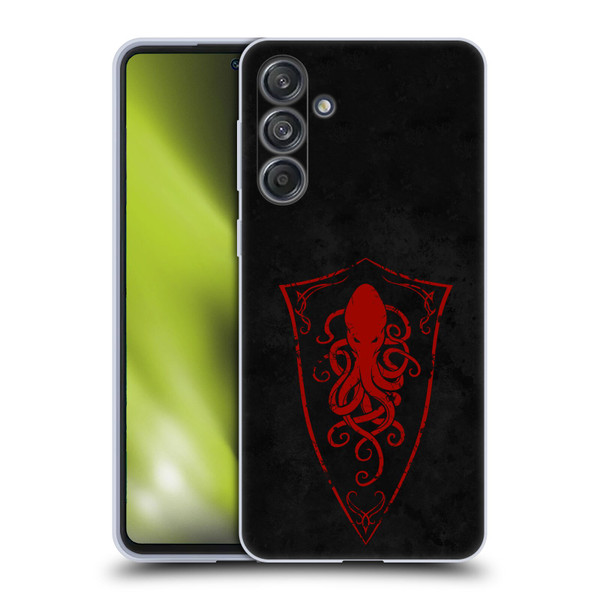 Christos Karapanos Key Art Octopus Shield Logo Soft Gel Case for Samsung Galaxy M55 5G
