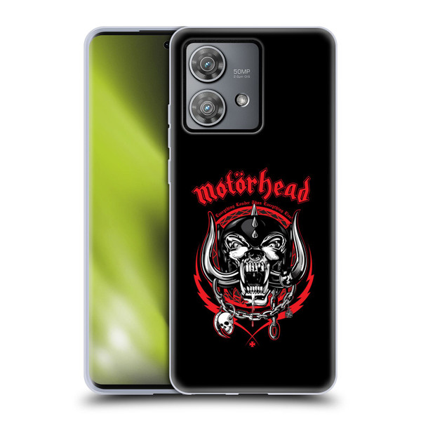 Motorhead Logo Everything Louder Than Everything Else Soft Gel Case for Motorola Edge 40 Neo 5G