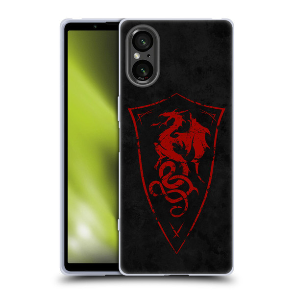 Christos Karapanos Shield Dragon Soft Gel Case for Sony Xperia 5 V 5G