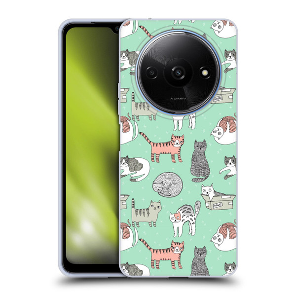 Andrea Lauren Design Animals Cats Soft Gel Case for Xiaomi Redmi A3