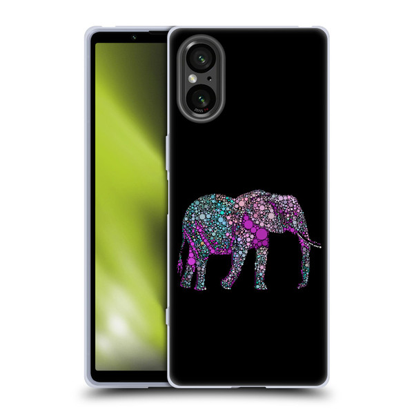 LebensArt Beings Elephant Soft Gel Case for Sony Xperia 5 V 5G