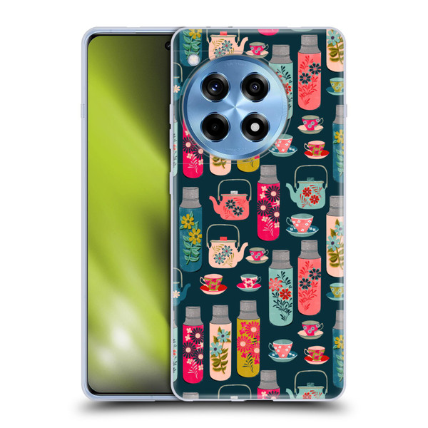 Andrea Lauren Design Food Pattern Jars & Teacups Soft Gel Case for OPPO OnePlus Ace 3 5G