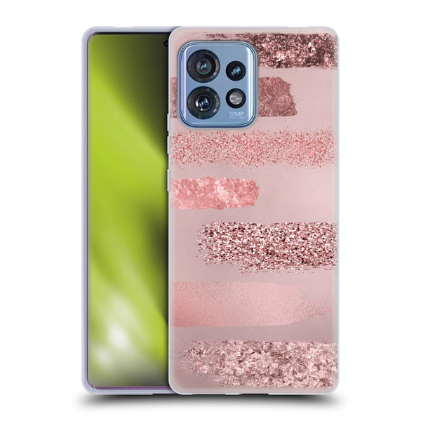 LebensArt Concretes Stripes Soft Gel Case for Motorola Moto Edge 40 Pro