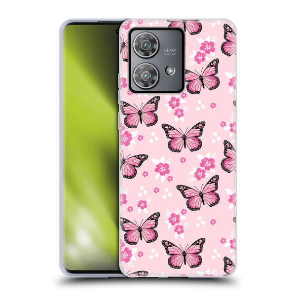 Andrea Lauren Design Lady Like Butterfly Soft Gel Case for Motorola Edge 40 Neo 5G