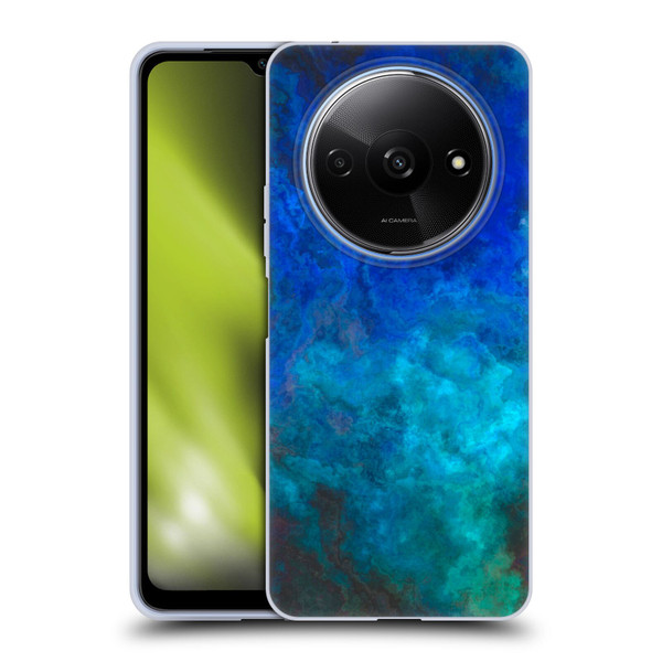 LebensArt Textures Blue Malachit Soft Gel Case for Xiaomi Redmi A3