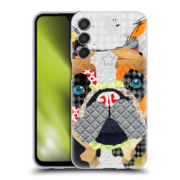 Michel Keck Dogs 3 French Bulldog Soft Gel Case for Samsung Galaxy M15/F15 5G