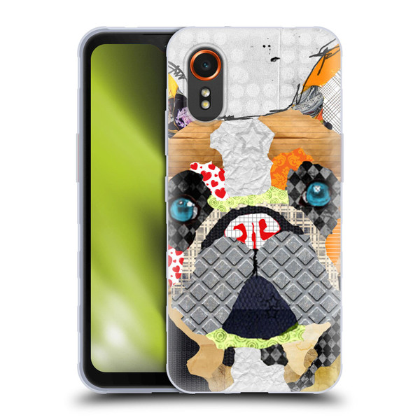 Michel Keck Dogs 3 French Bulldog Soft Gel Case for Samsung Galaxy Xcover7 5G