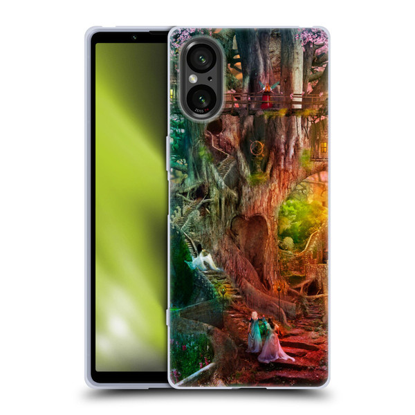 Aimee Stewart Fantasy Dream Tree Soft Gel Case for Sony Xperia 5 V 5G