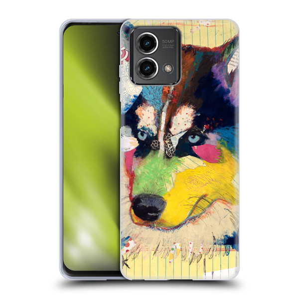 Michel Keck Dogs Husky Soft Gel Case for Motorola Moto G Stylus 5G 2023