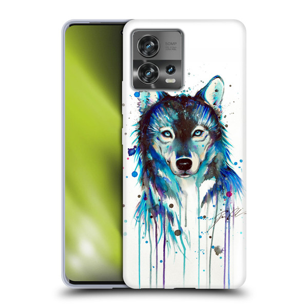 Pixie Cold Animals Ice Wolf Soft Gel Case for Motorola Moto Edge 30 Fusion