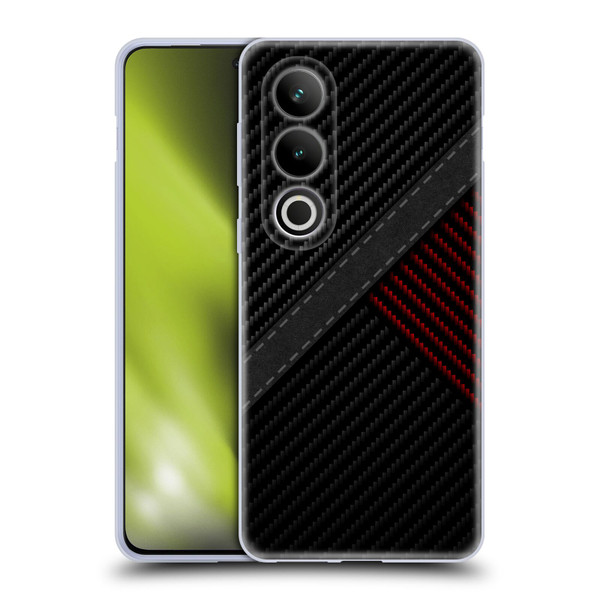 Alyn Spiller Carbon Fiber Stitch Soft Gel Case for OPPO OnePlus Ace 3V 5G