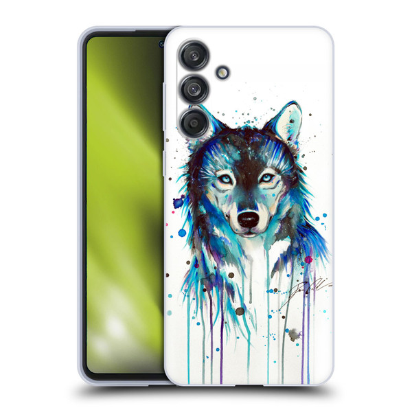 Pixie Cold Animals Ice Wolf Soft Gel Case for Samsung Galaxy M55 5G
