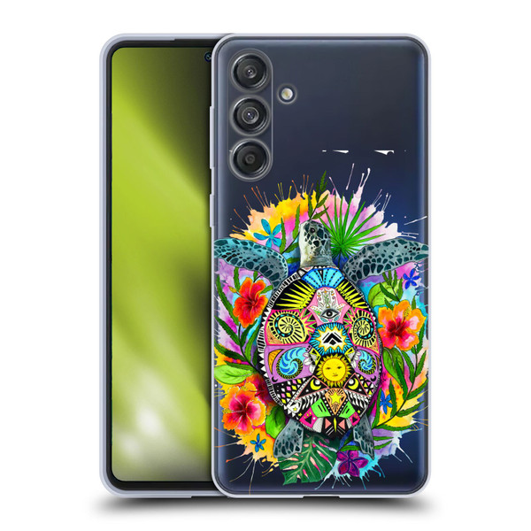 Pixie Cold Animals Turtle Life Soft Gel Case for Samsung Galaxy M55 5G