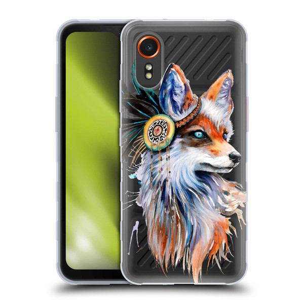 Pixie Cold Animals Fox Soft Gel Case for Samsung Galaxy Xcover7 5G