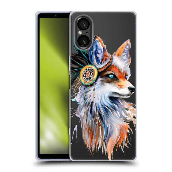 Pixie Cold Animals Fox Soft Gel Case for Sony Xperia 5 V 5G
