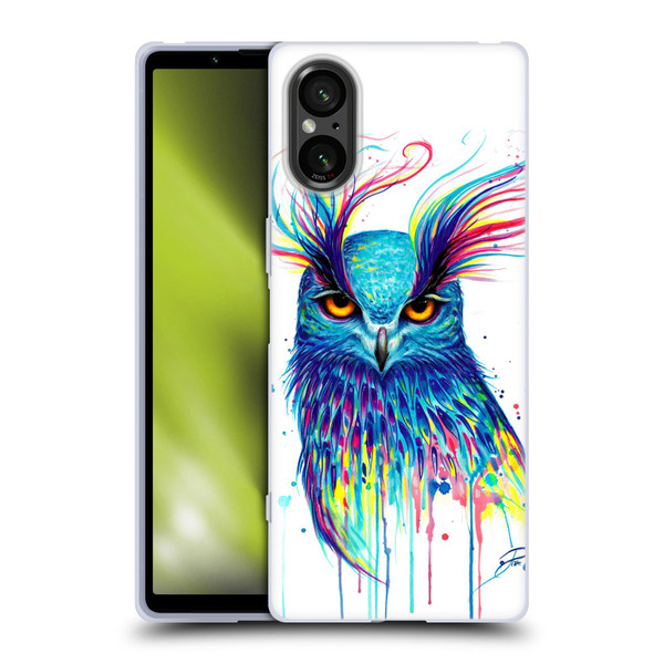 Pixie Cold Animals Into The Blue Soft Gel Case for Sony Xperia 5 V 5G