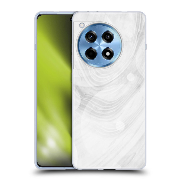 Alyn Spiller Marble White Soft Gel Case for OPPO OnePlus Ace 3 5G