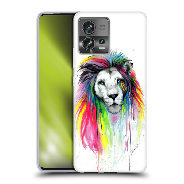 Pixie Cold Cats Rainbow Mane Soft Gel Case for Motorola Moto Edge 30 Fusion