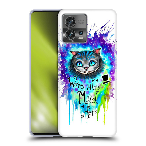 Pixie Cold Cats We Are All Mad Here Soft Gel Case for Motorola Moto Edge 30 Fusion