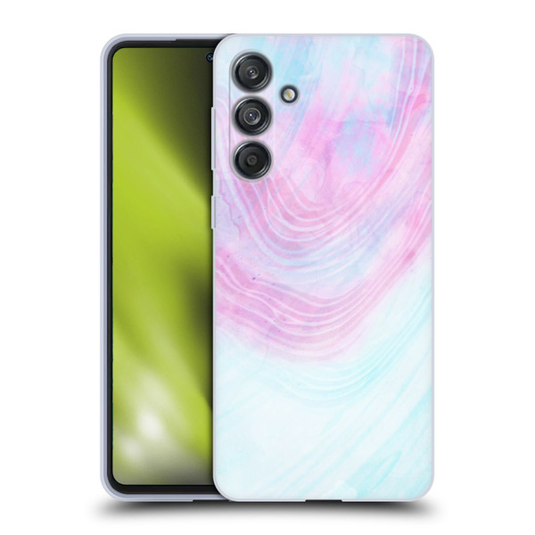 Alyn Spiller Marble Pastel Soft Gel Case for Samsung Galaxy M55 5G
