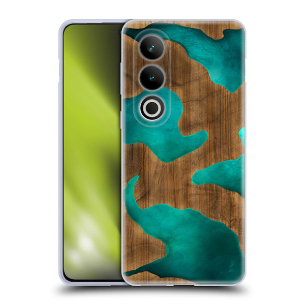 Alyn Spiller Wood & Resin Aqua Soft Gel Case for OPPO OnePlus Ace 3V 5G