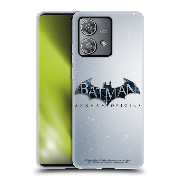 Batman Arkham Origins Key Art Logo Soft Gel Case for Motorola Edge 40 Neo 5G