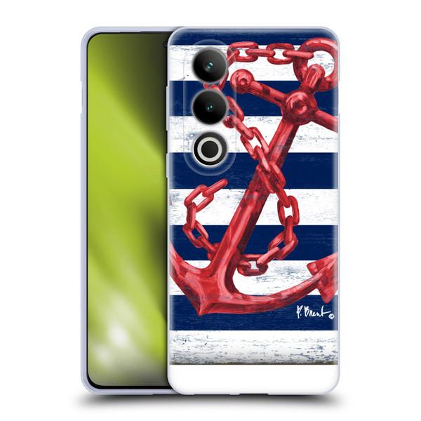 Paul Brent Nautical Westerly Anchor Red Soft Gel Case for OPPO OnePlus Ace 3V 5G