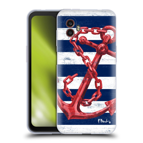 Paul Brent Nautical Westerly Anchor Red Soft Gel Case for Samsung Galaxy Xcover6 Pro/Pro2