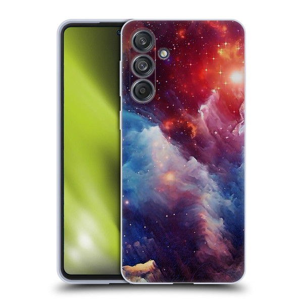 Cosmo18 Space Mysterious Space Soft Gel Case for Samsung Galaxy M55 5G
