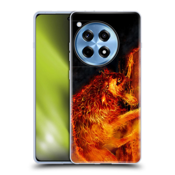 Tom Wood Fire Creatures Wolf Stalker Soft Gel Case for OPPO OnePlus Ace 3 5G