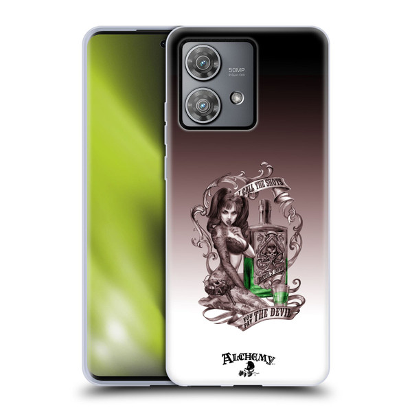 Alchemy Gothic Woman Devil's Green Dew Soft Gel Case for Motorola Edge 40 Neo 5G