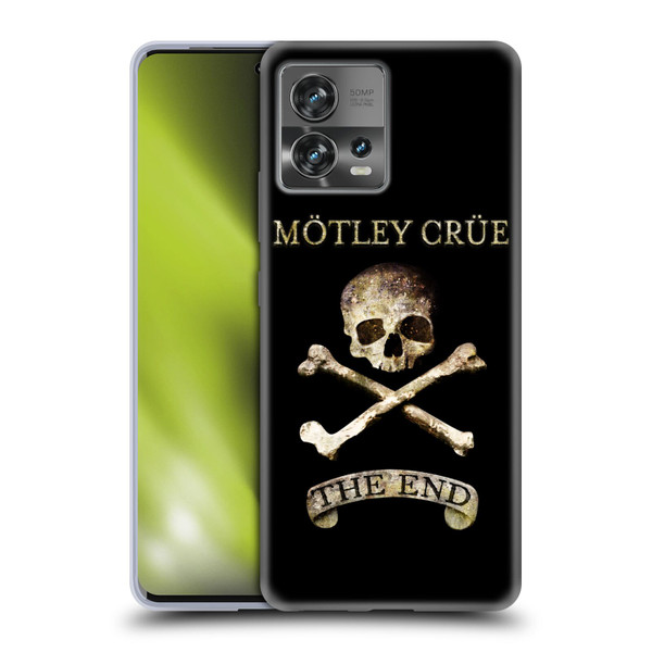 Motley Crue Logos The End Soft Gel Case for Motorola Moto Edge 30 Fusion