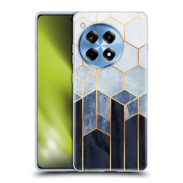 Elisabeth Fredriksson Sparkles Soft Blue Hexagons Soft Gel Case for OPPO OnePlus Ace 3 5G