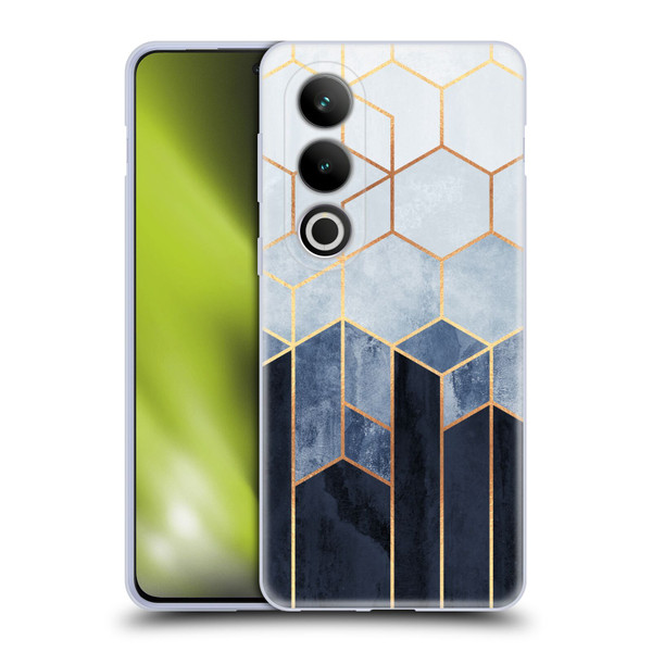 Elisabeth Fredriksson Sparkles Soft Blue Hexagons Soft Gel Case for OPPO OnePlus Ace 3V 5G