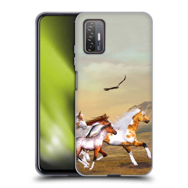 Simone Gatterwe Horses Wild Herd Soft Gel Case for HTC Desire 21 Pro 5G