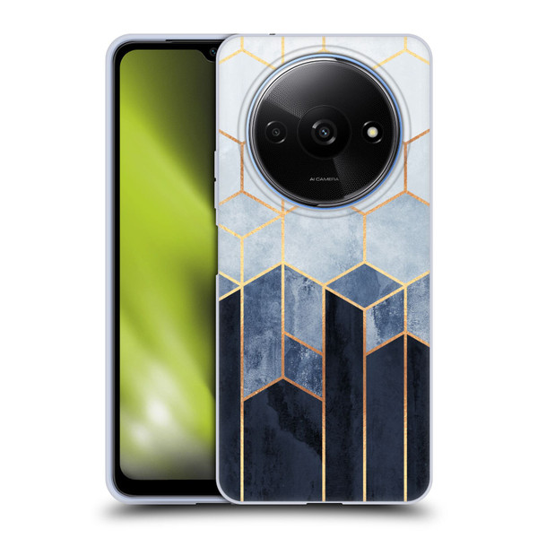 Elisabeth Fredriksson Sparkles Soft Blue Hexagons Soft Gel Case for Xiaomi Redmi A3