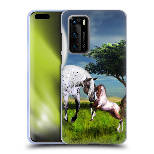 Simone Gatterwe Horses Love Forever Soft Gel Case for Huawei P40 5G
