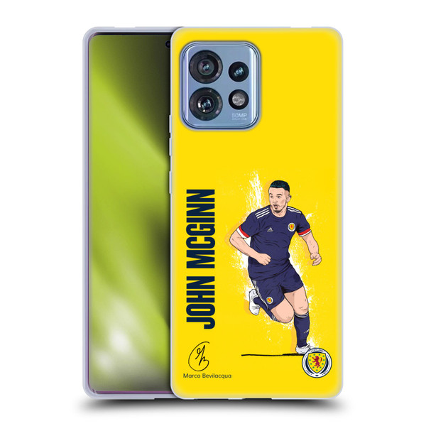 Scotland National Football Team Players John McGinn Soft Gel Case for Motorola Moto Edge 40 Pro
