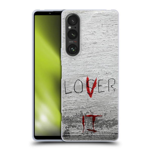 IT Movie Graphics Loser Soft Gel Case for Sony Xperia 1 V 5G