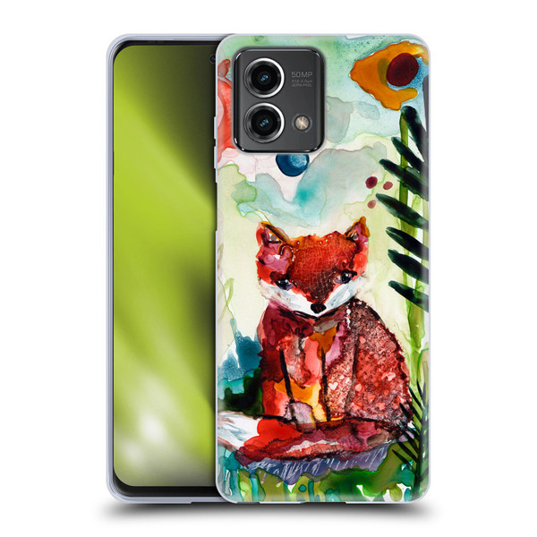 Wyanne Animals Baby Fox In The Garden Soft Gel Case for Motorola Moto G Stylus 5G 2023