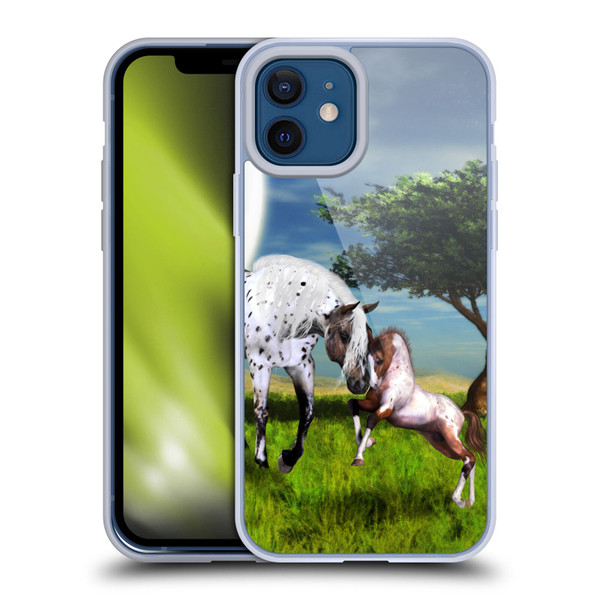 Simone Gatterwe Horses Love Forever Soft Gel Case for Apple iPhone 12 / iPhone 12 Pro