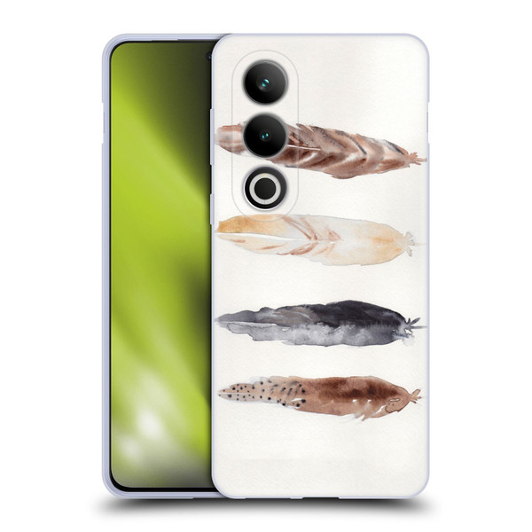Mai Autumn Feathers Pattern Soft Gel Case for OPPO OnePlus Ace 3V 5G